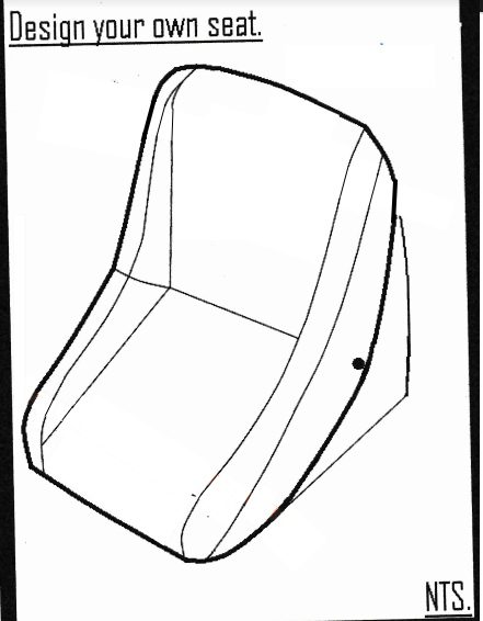 Empty seat design template